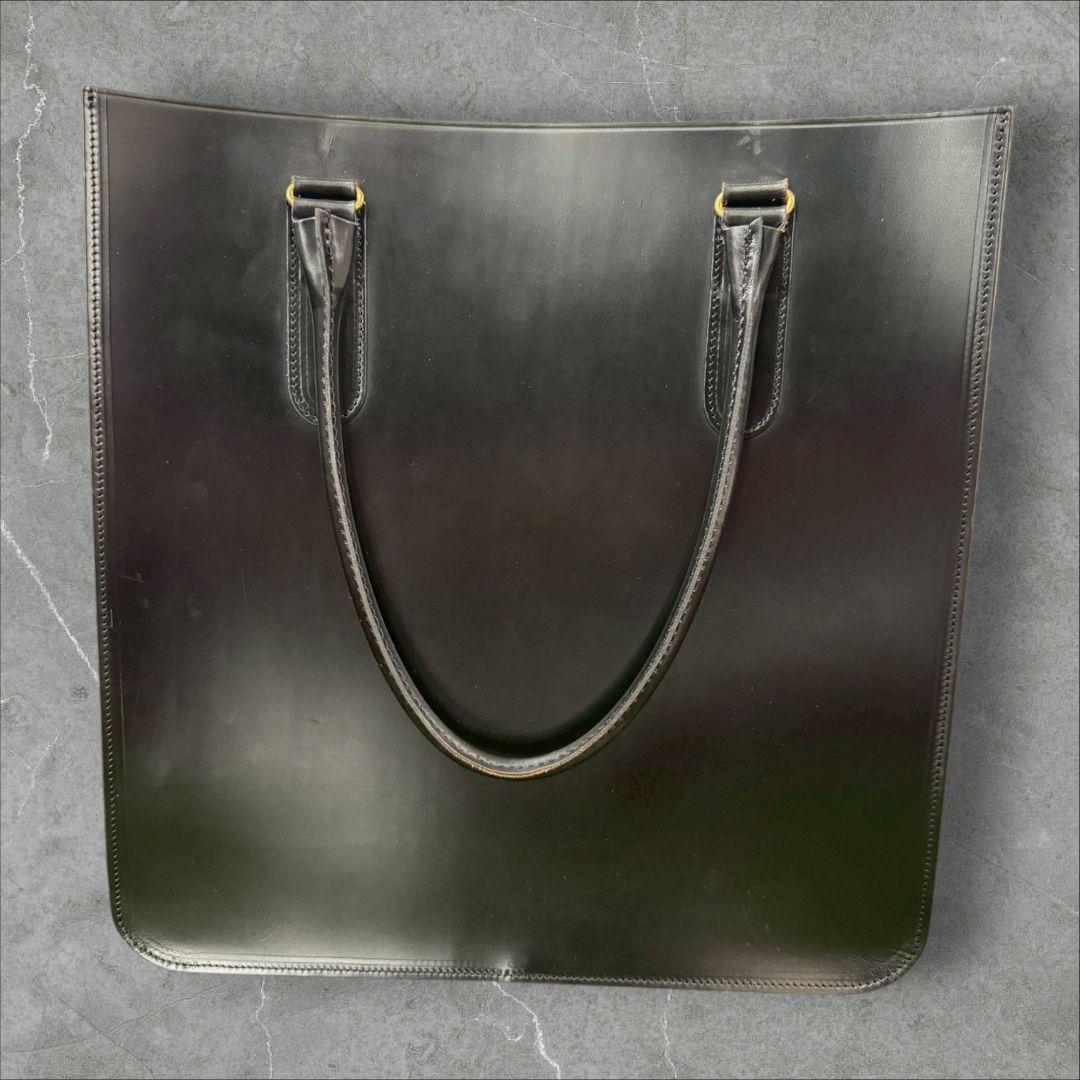 GLEN  2ハンドルトートバッグ ブライドルレザーグレンロイヤル