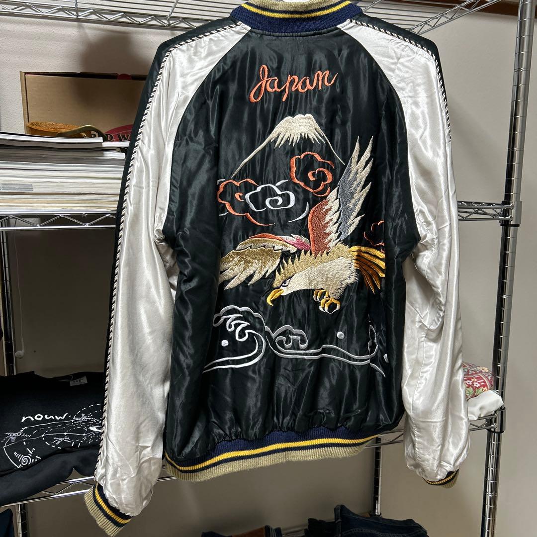 テーラー東洋 リバーシブル スカジャン アセテート　鷹　虎　龍