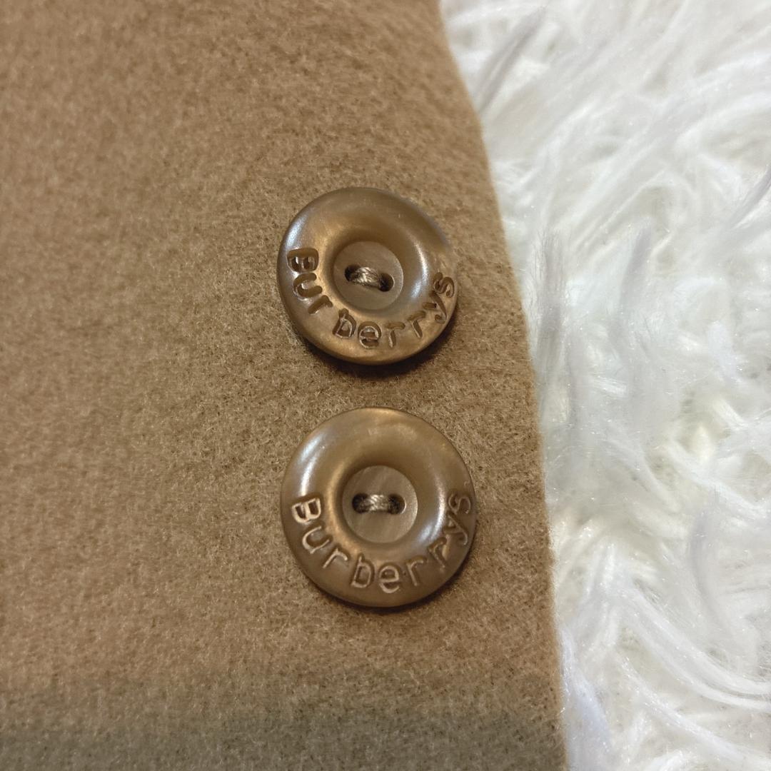 BURBERRY バーバリーズ ロングコート カシミヤ ウール ダブル キャメル