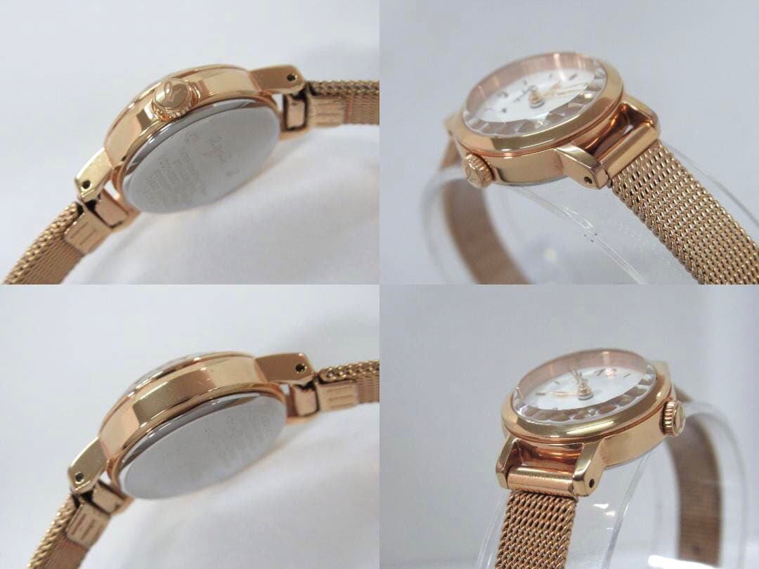 極美品 時計 ピンクゴールド VC01-KSS0 agnes b. アニエスベー