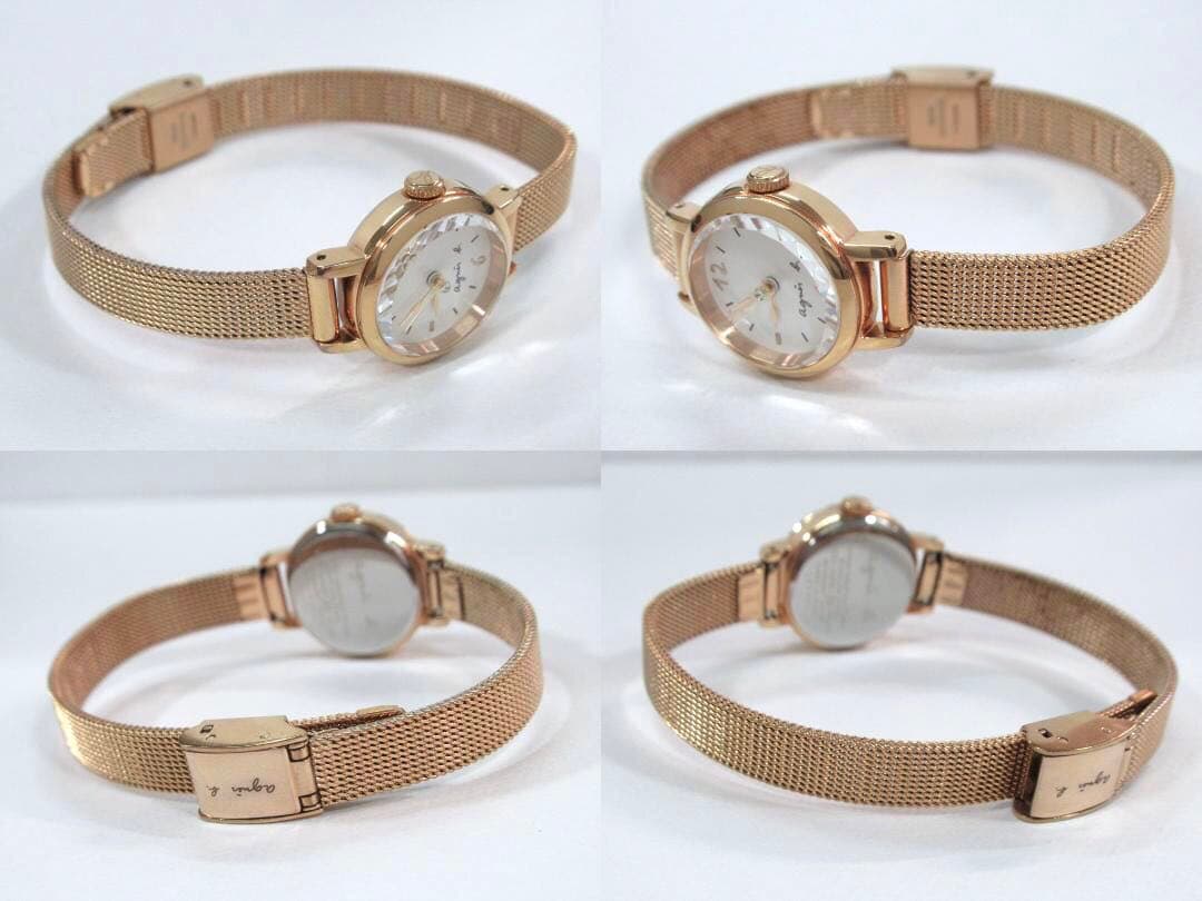 極美品 時計 ピンクゴールド VC01-KSS0 agnes b. アニエスベー