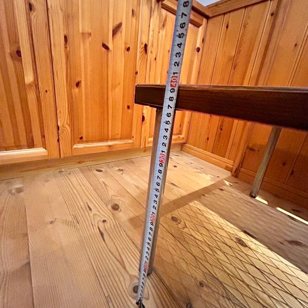 No.573 アイアンローテーブル コーヒーテーブル　リビングセンターテーブル