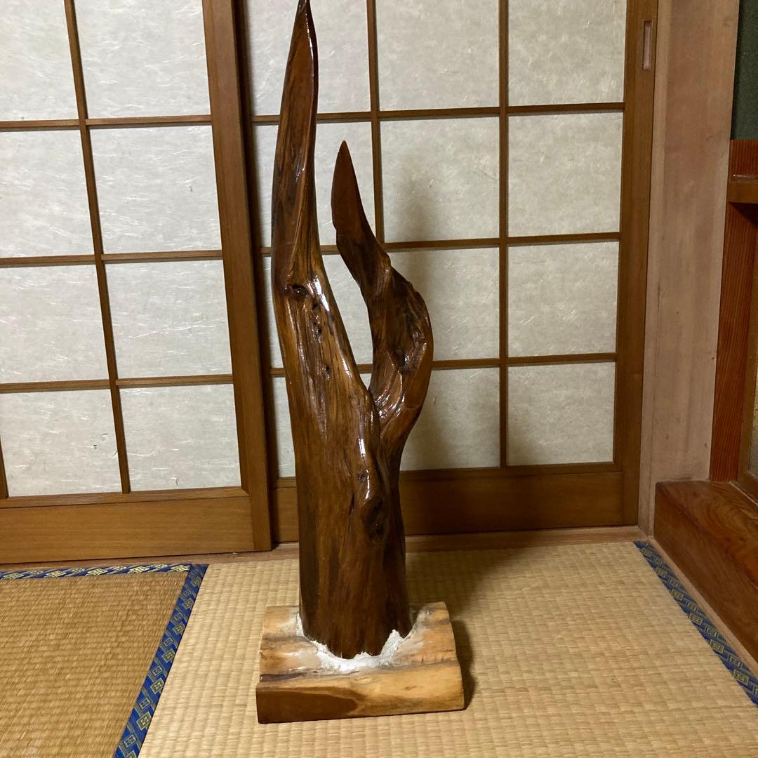 ①木のインテリア置物