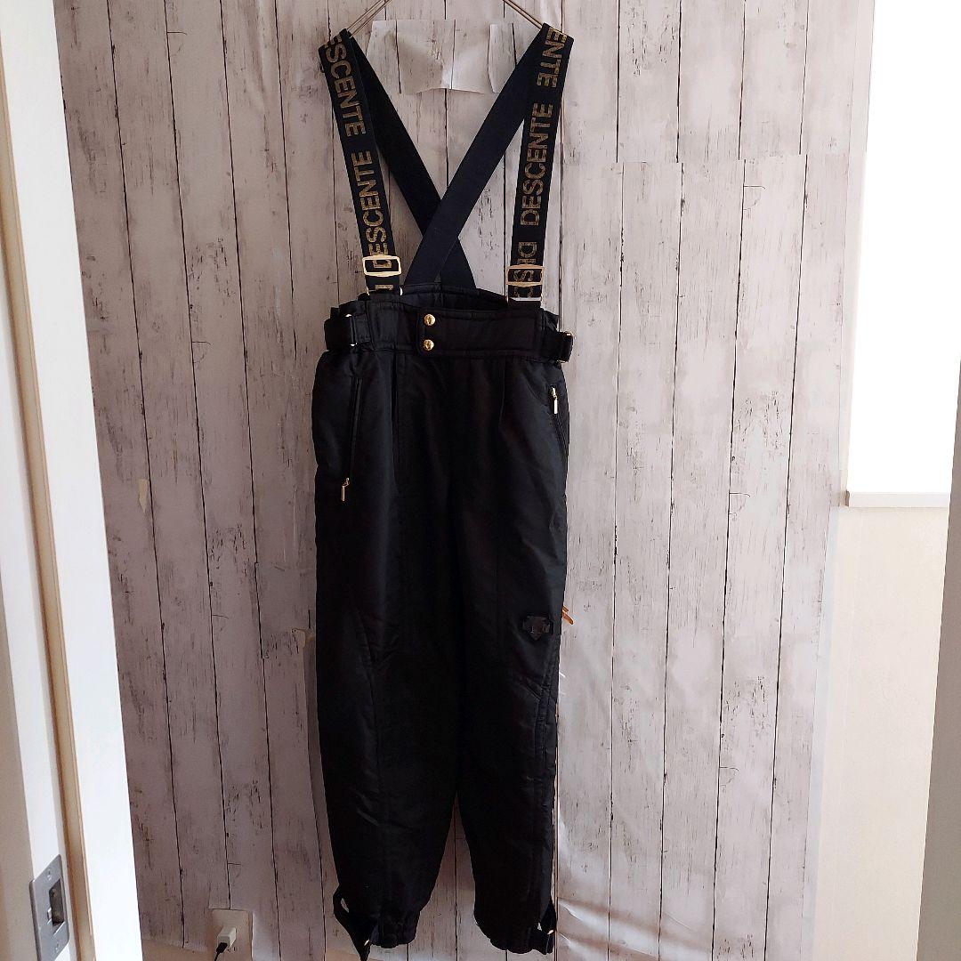 【DESCENTE】デサント スキーウェア 上下セット L 紫黒