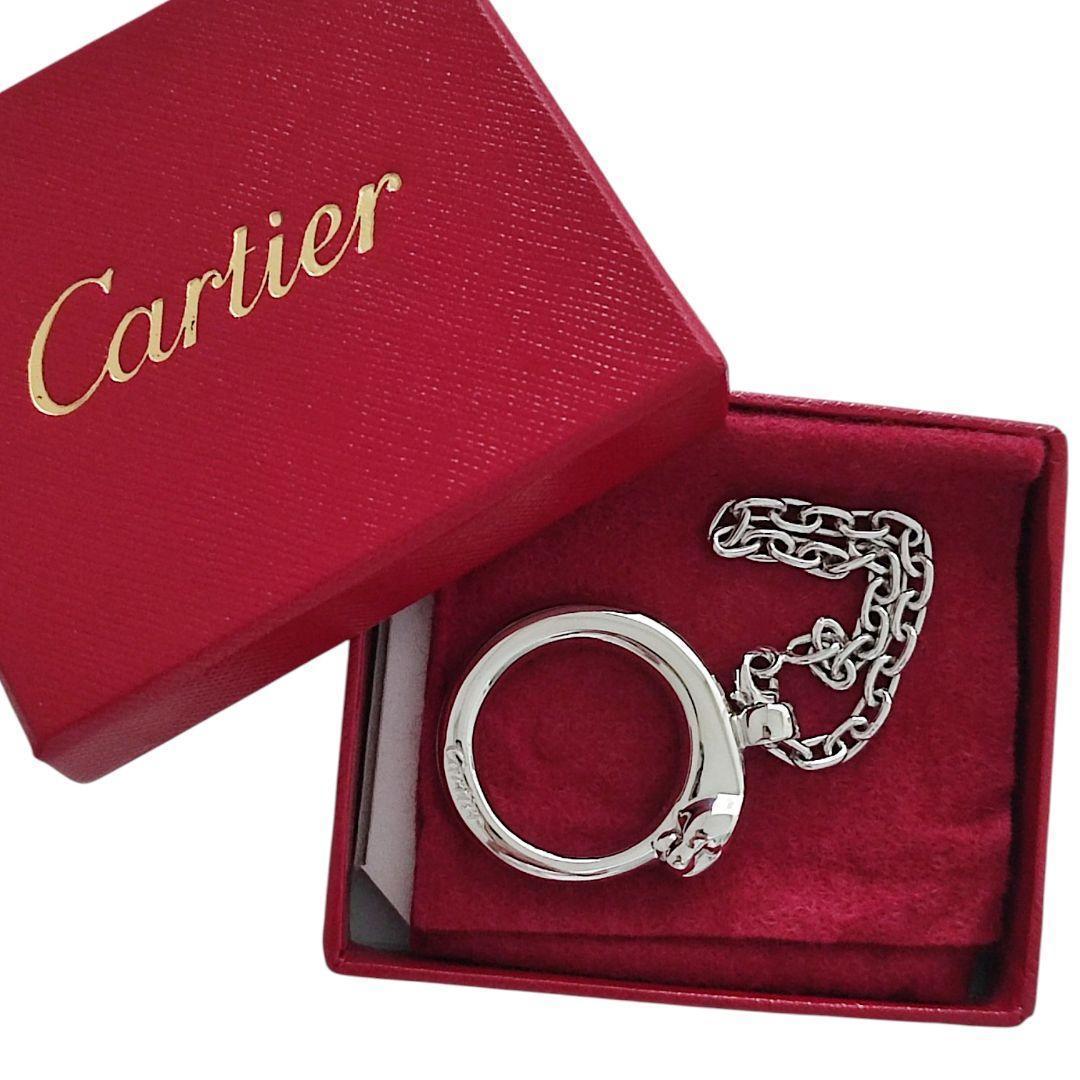 Cartier カルティエ パンテール キーホルダー チャーム シルバー