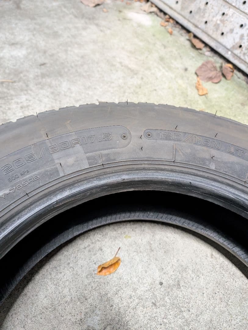 近日処分予定【24年製】縦溝205/80R17.5夏タイヤ6本セット