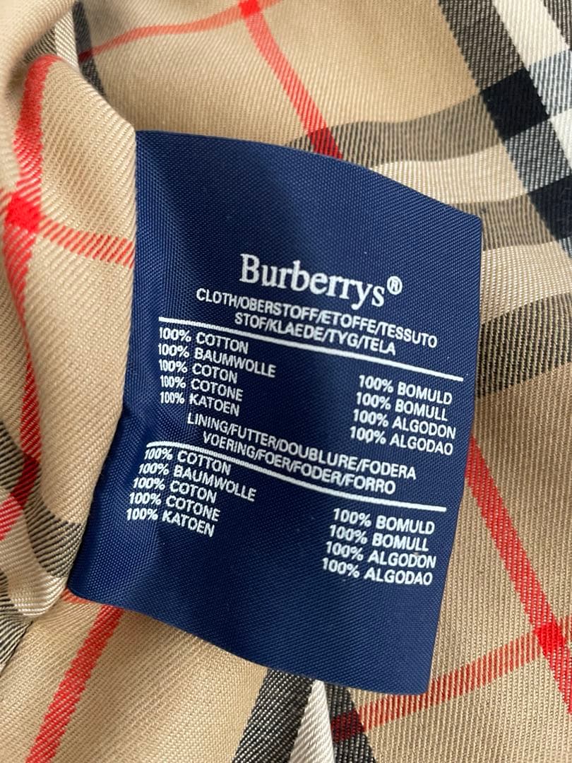 Burberrys ステンカラーコート カーキ　ライナー付き