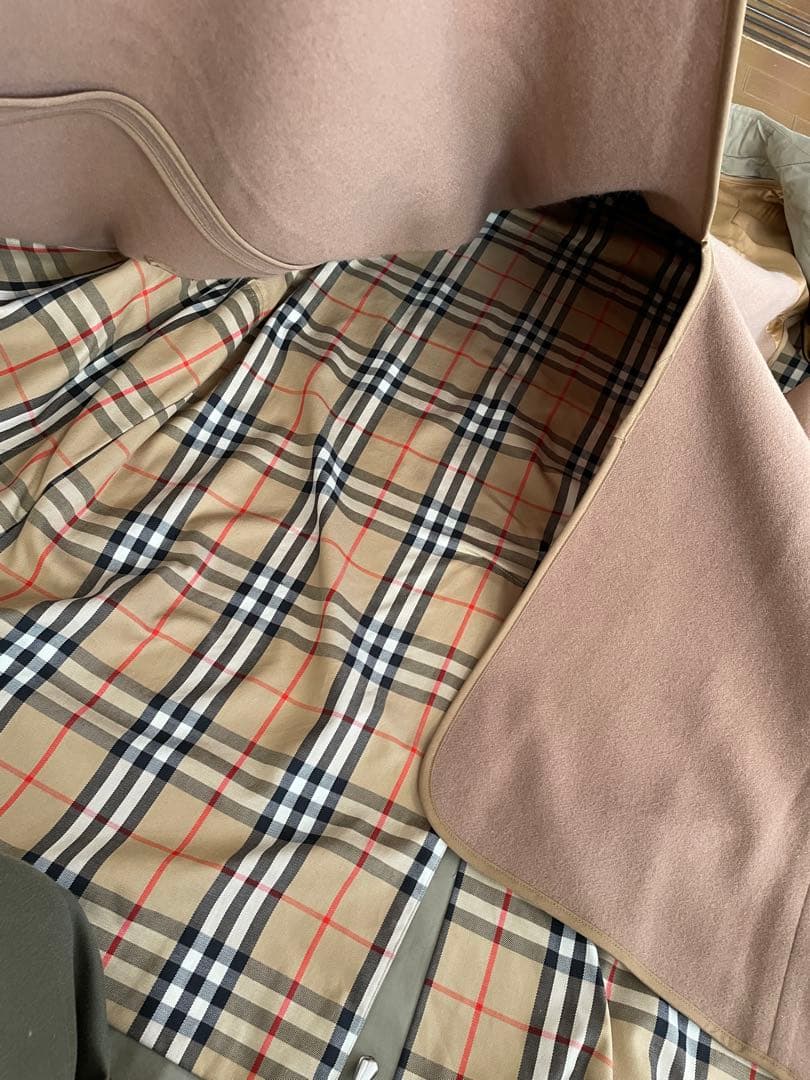 Burberrys ステンカラーコート カーキ　ライナー付き