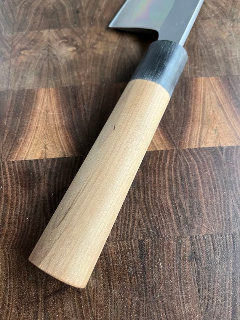 正本総本店　玉白鋼　出刃　7寸　210mm 包丁　本霞　和包丁　水牛