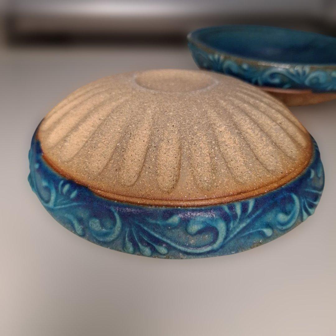 やちむん　5寸鉢　2点