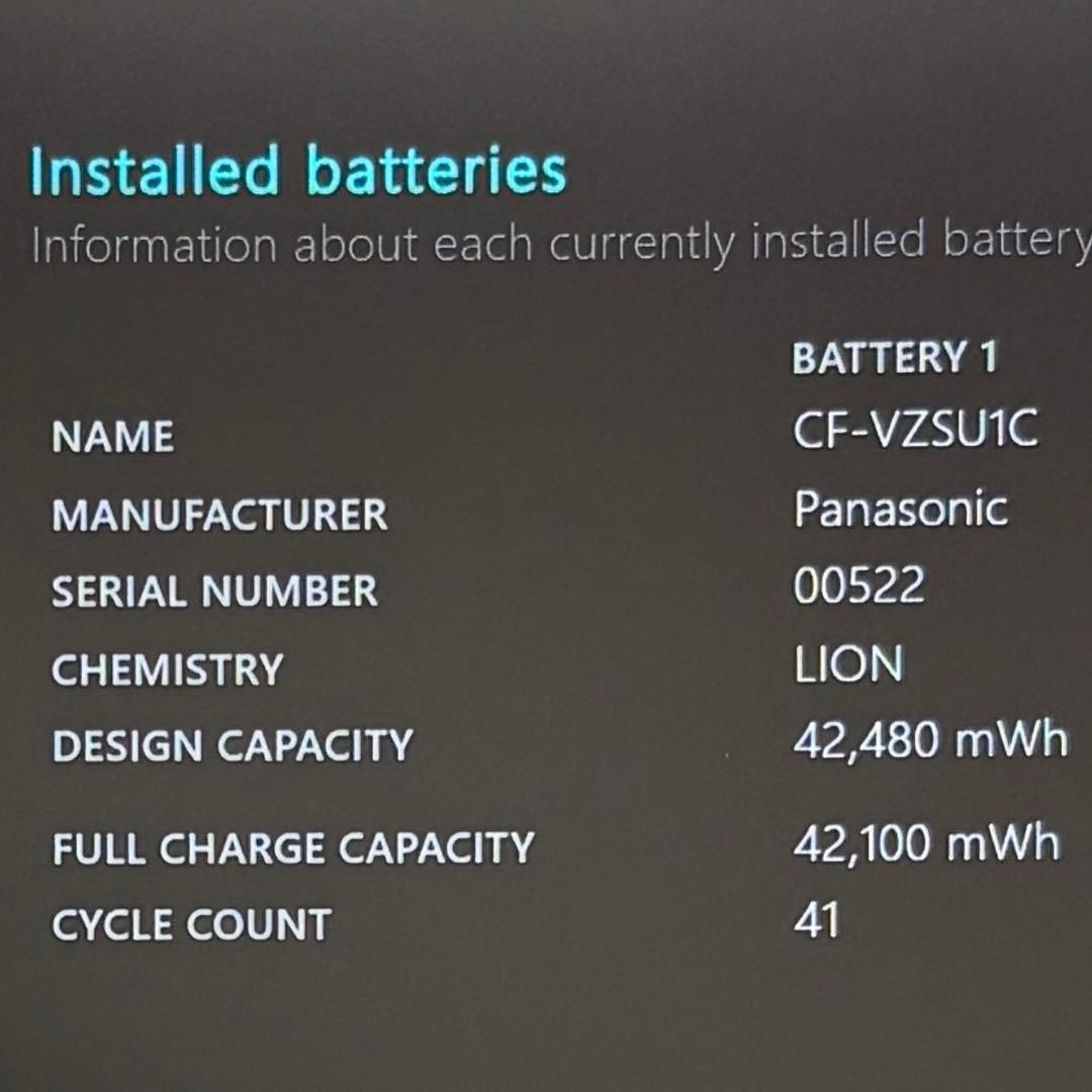 038 準美品 レッツノートCF-SV1 i5 第11世代 8GB office