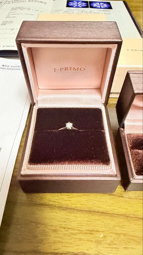 【週末価格】 I-PRIMO 婚約指輪　シリウス-S 7号　0.223ct