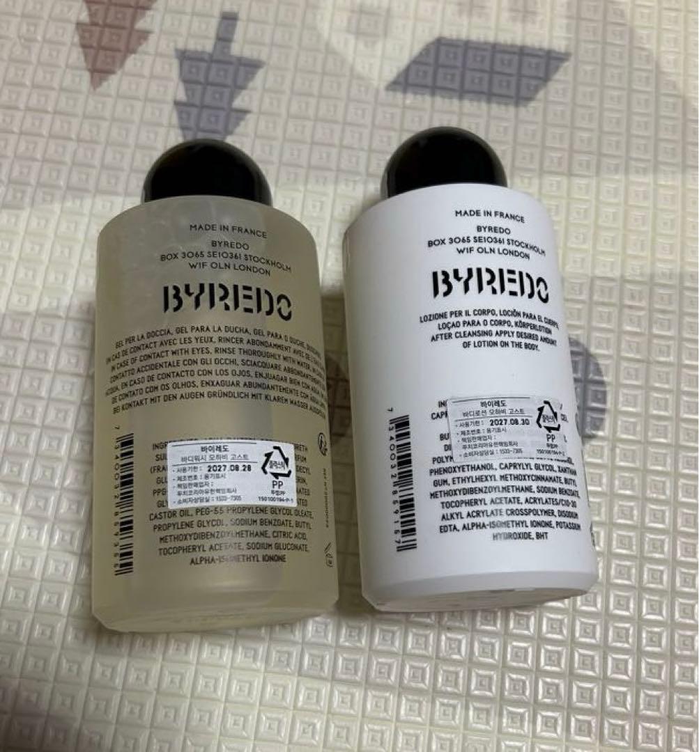 BYREDO ボディローションボディーウォッシュ　モハーヴェゴースト
