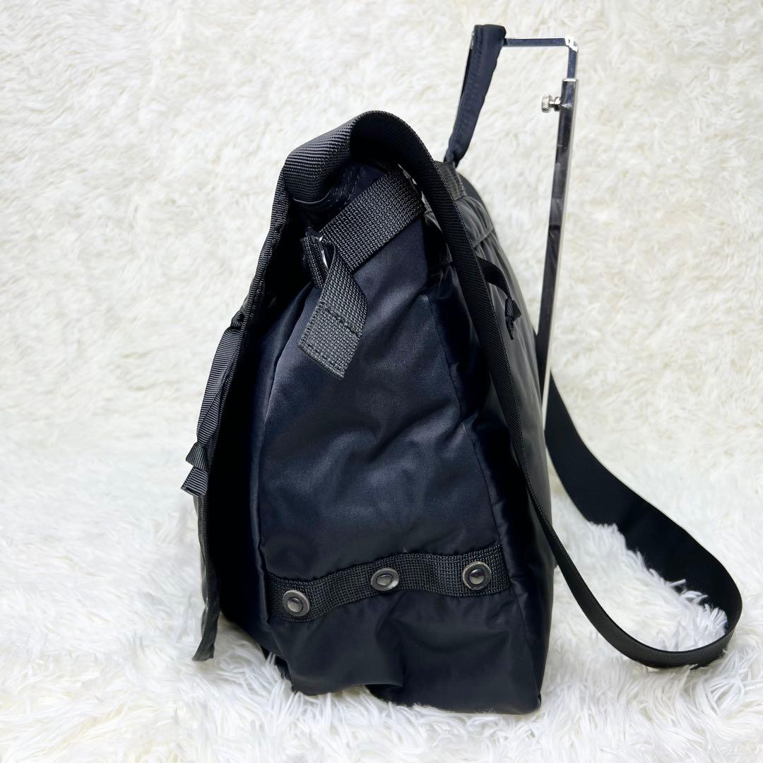 美品 PORTER × cmpd コラボ メッセンジャーバッグ 2way 黒