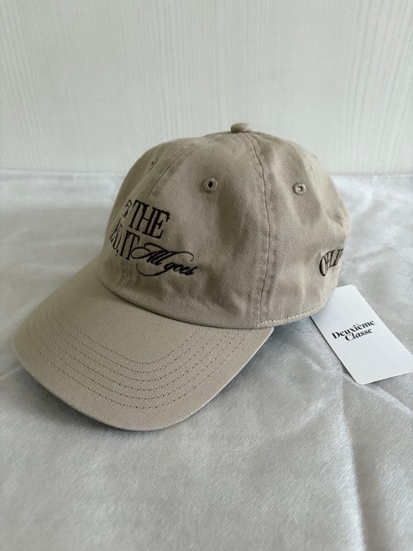 新品未使用Deuxieme Classe BTN Logo Cap ベージュ