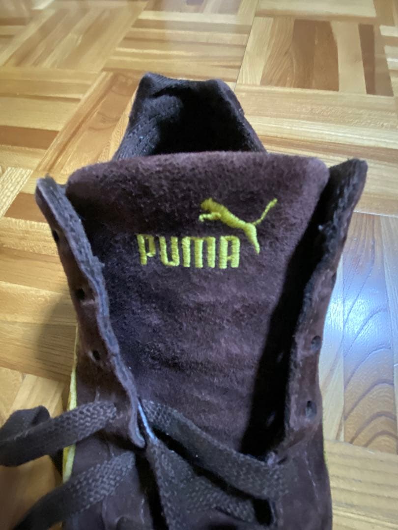 ryoo 　PUMA スピードキャット　ブラウン✖️イエロー