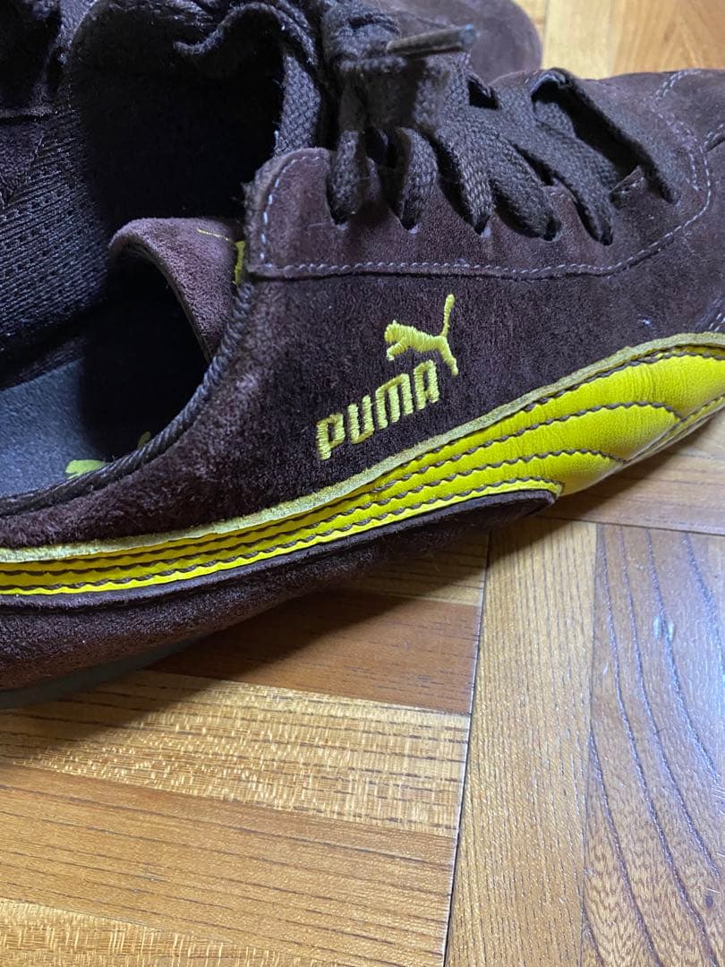 ryoo 　PUMA スピードキャット　ブラウン✖️イエロー