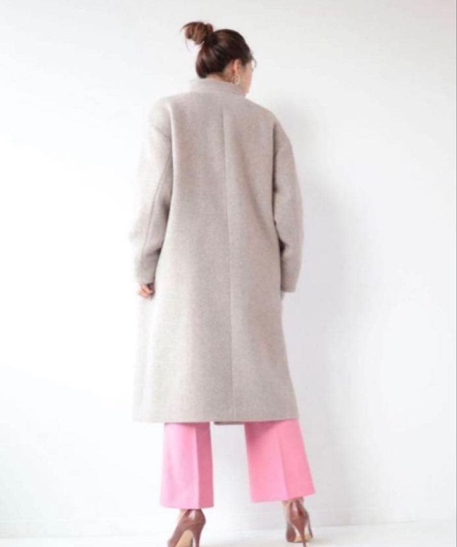 Plage MANTECOスタンドカラーコート