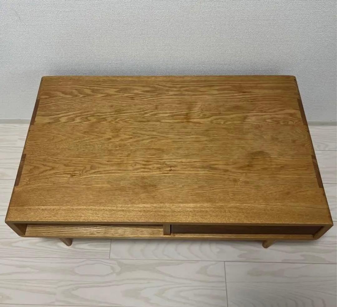 ローテーブル 85 無垢材 北欧モダン