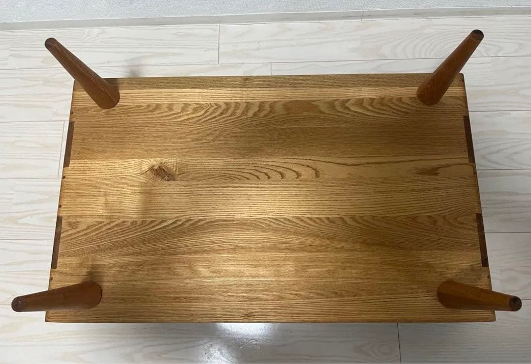 ローテーブル 85 無垢材 北欧モダン