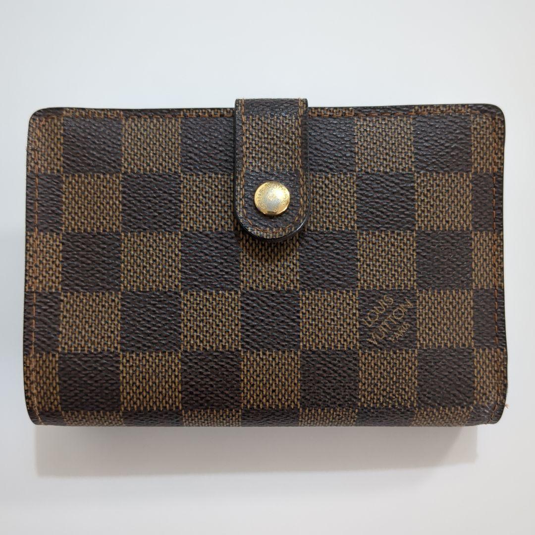 Louis Vuitton ダミエがま口　ヴィエノワ 二つ折り財布　ルイヴィトン