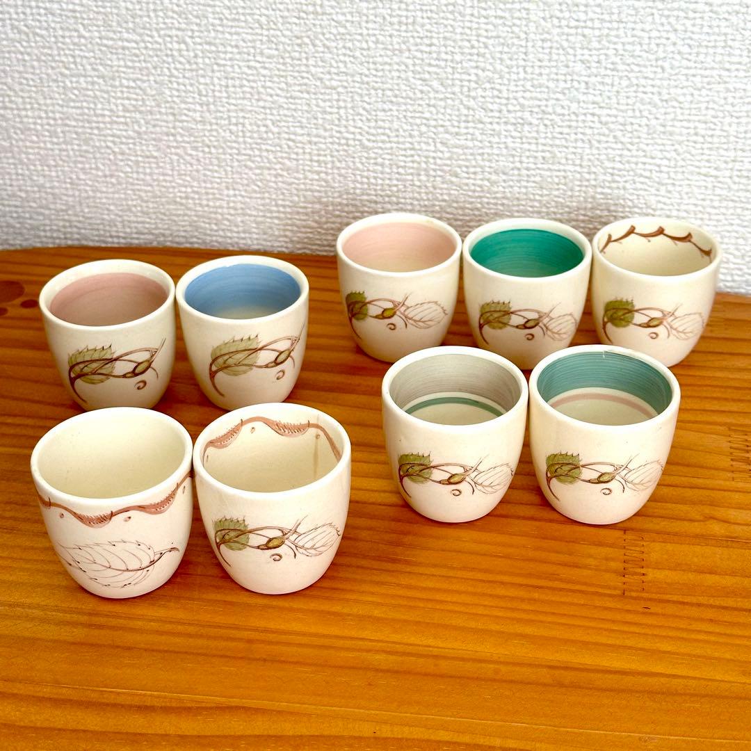 034 スージークーパー 希少パトリシアローズ エッグカップ 9種類セット