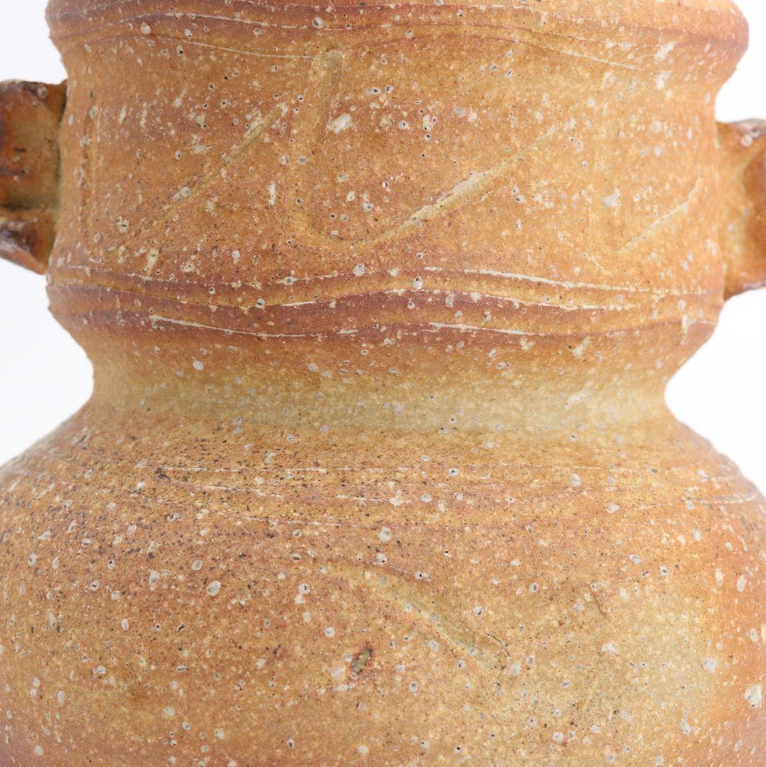 高橋楽斎作 信楽破れ袋水指 裏千家十五代 鵬雲斎書付 茶道具　M520　DD