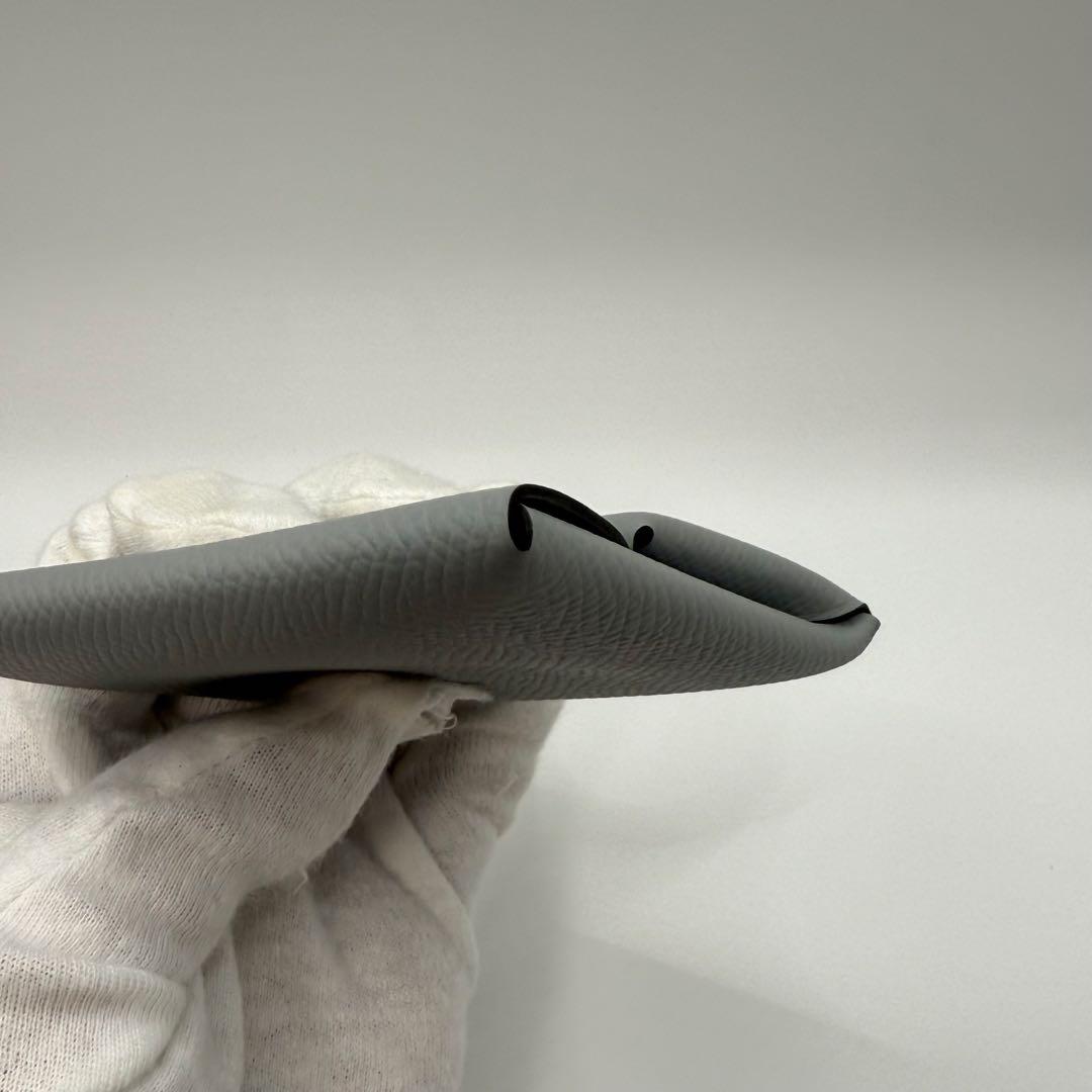 HERMES シルバー レザー ケース