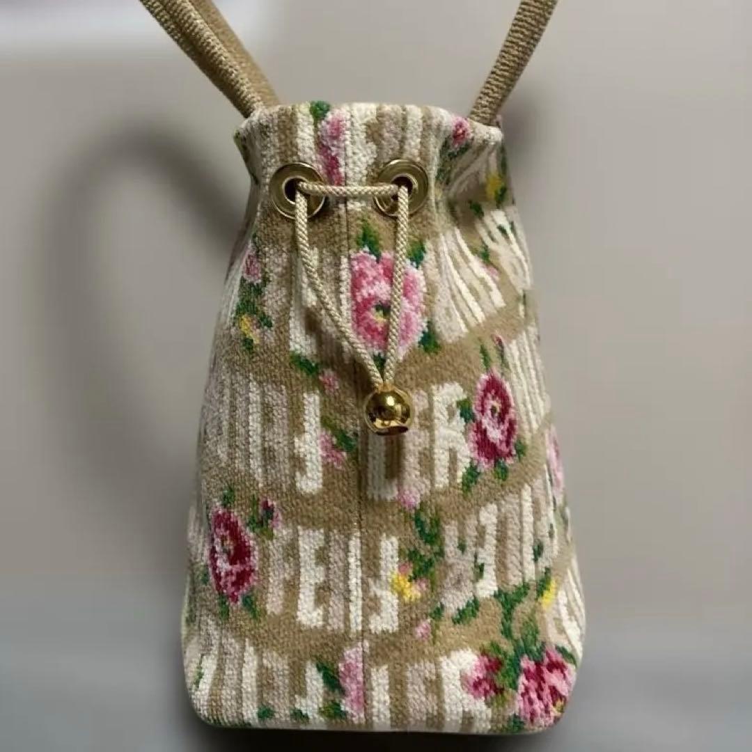 美品　フェイラー　ディディエッタローザ　口が絞れる　トートバッグ