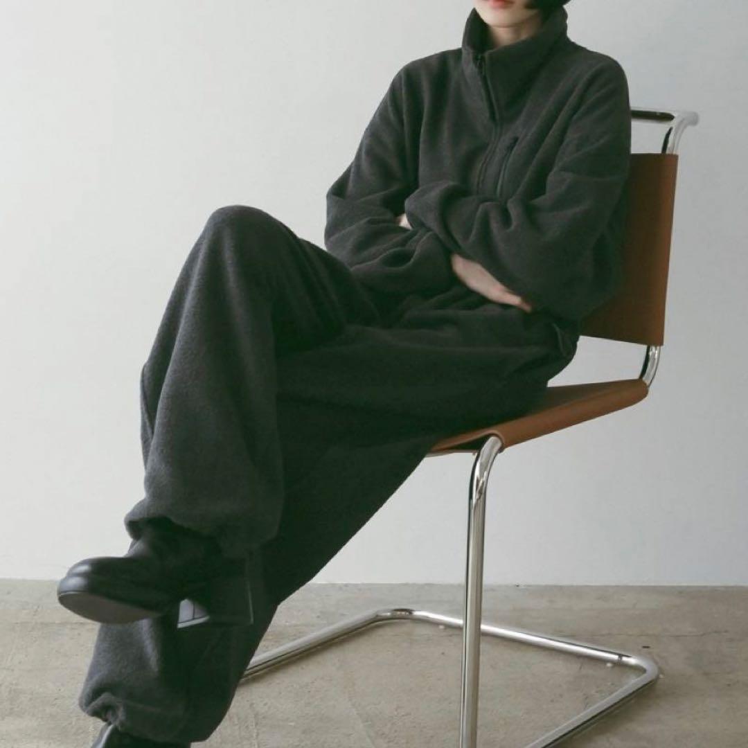 anuke Fleece Halfzip Combinaison チャコール38