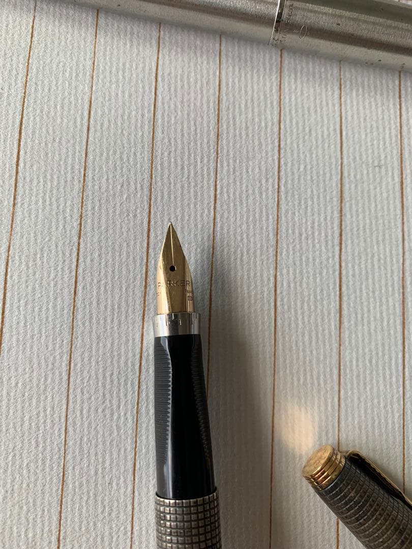 中古品 パーカー 75 シルバー、61、45 万年筆 3本セット