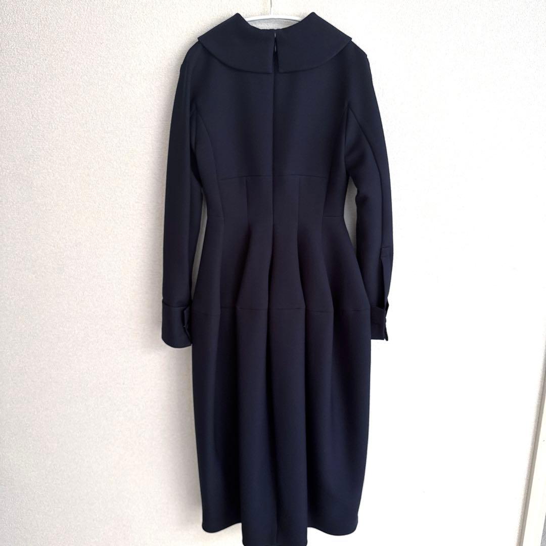 COLUMN ボリュームフォルムワンピース　ネイビー36