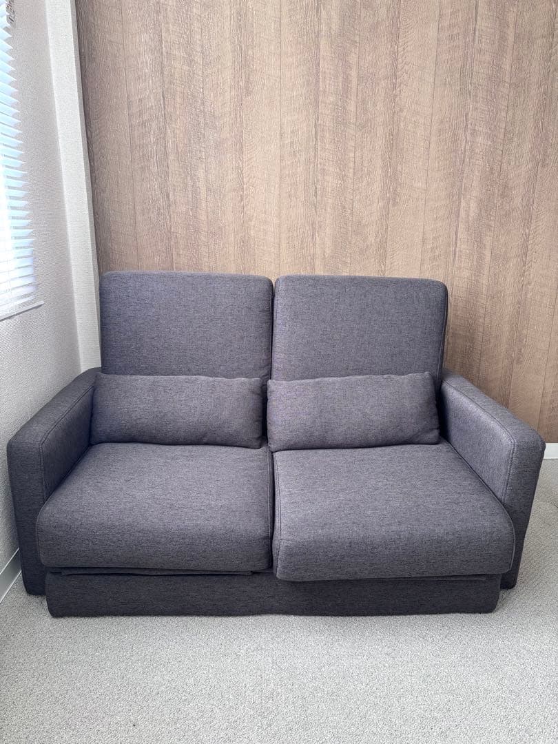収納付き　2人掛け　ソファベッド