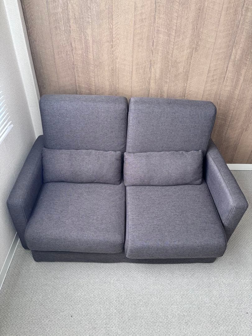収納付き　2人掛け　ソファベッド