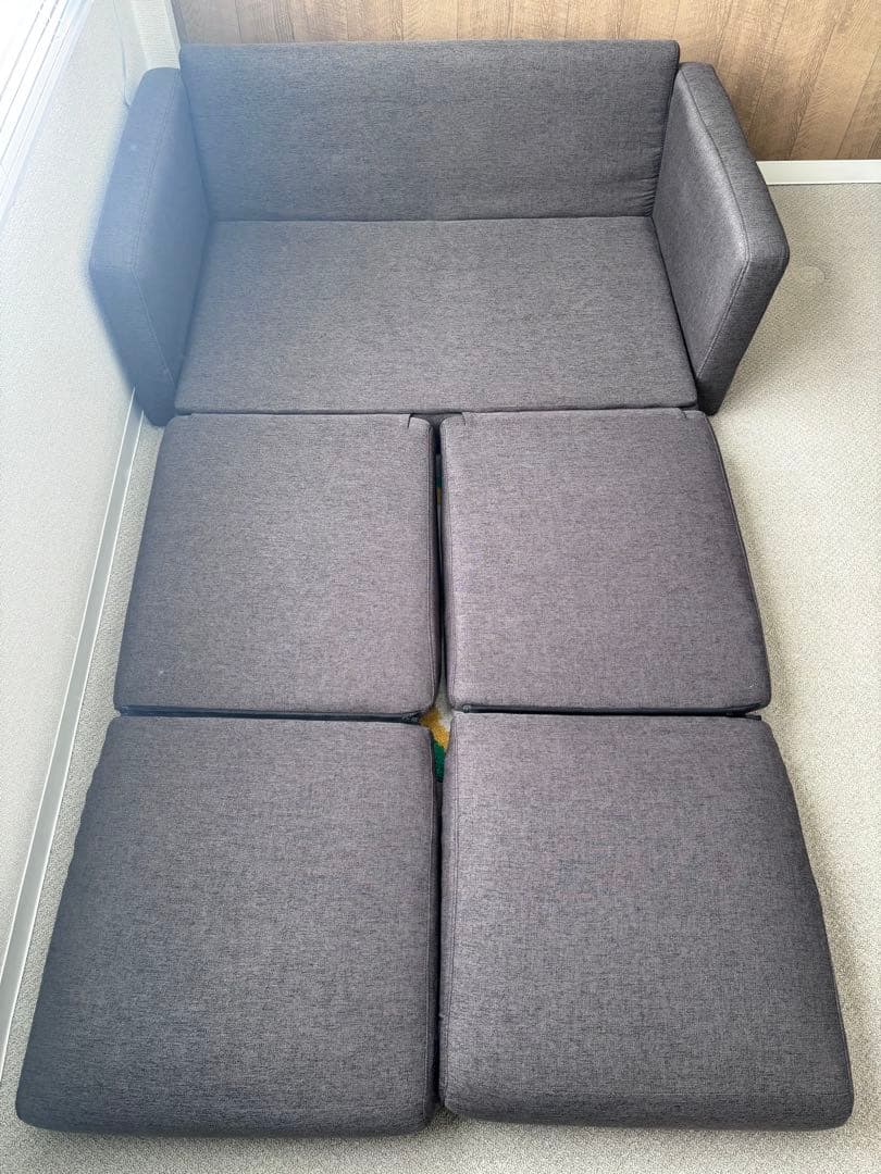 収納付き　2人掛け　ソファベッド