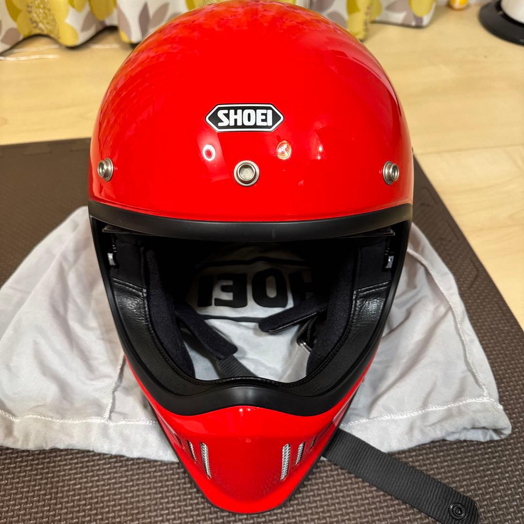 SHOEI EX-ZERO レッド Mサイズ