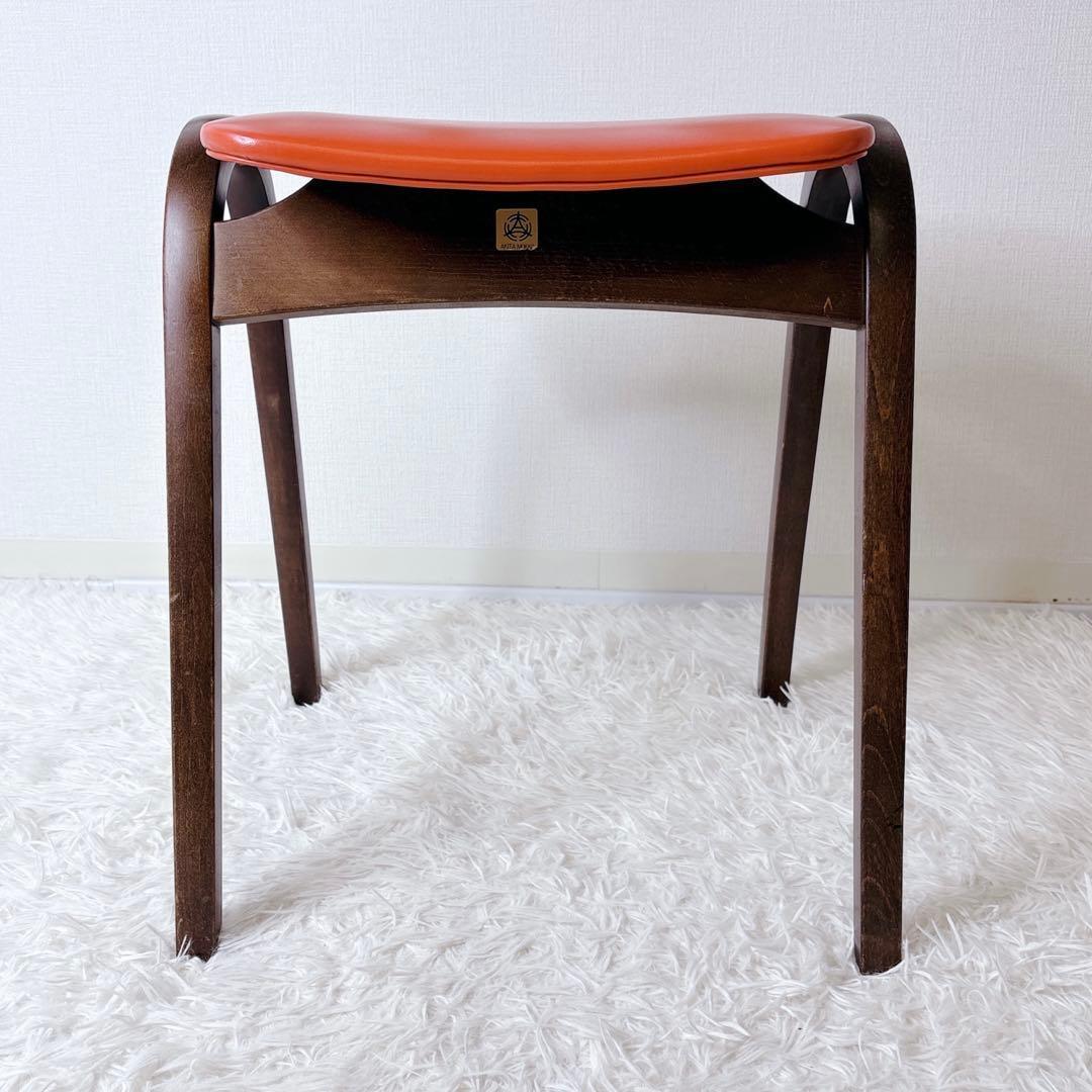 秋田木工 スツール 剣持勇 オールドヴィンテージ No.202 スタッキング