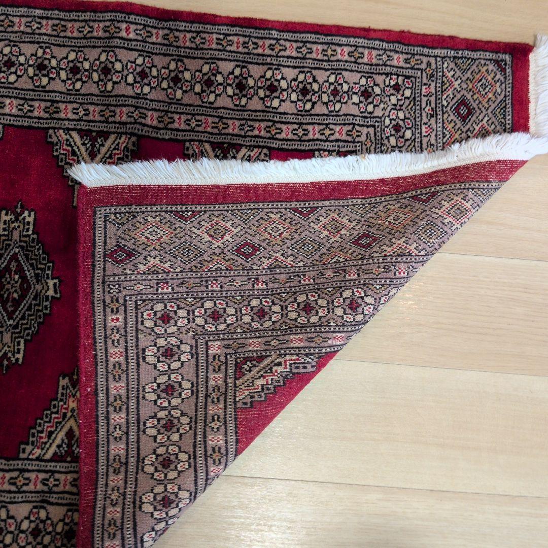 79x115cmパキスタン手織りマット(281)ギャッベ・ペルシャ・じゅうたん