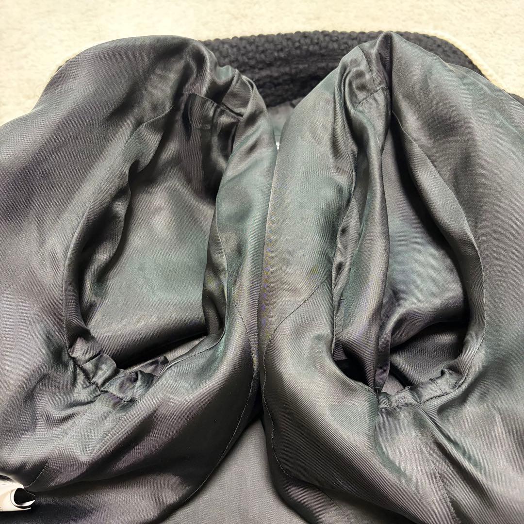 【美品】BOUTIQUE MOSCHINO モスキーノ ツイード コート 44