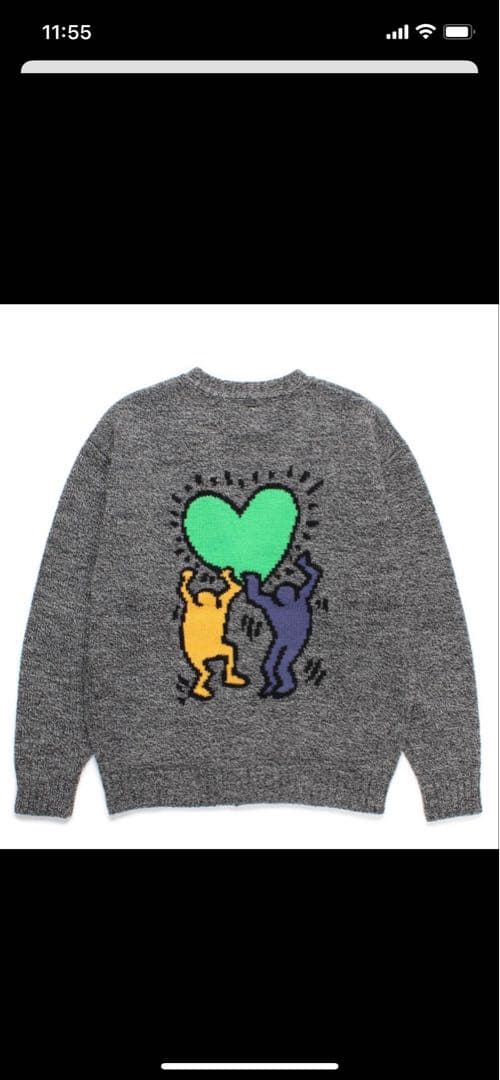 トップス WACKO MARIA KEITH HARING CARDIGAN