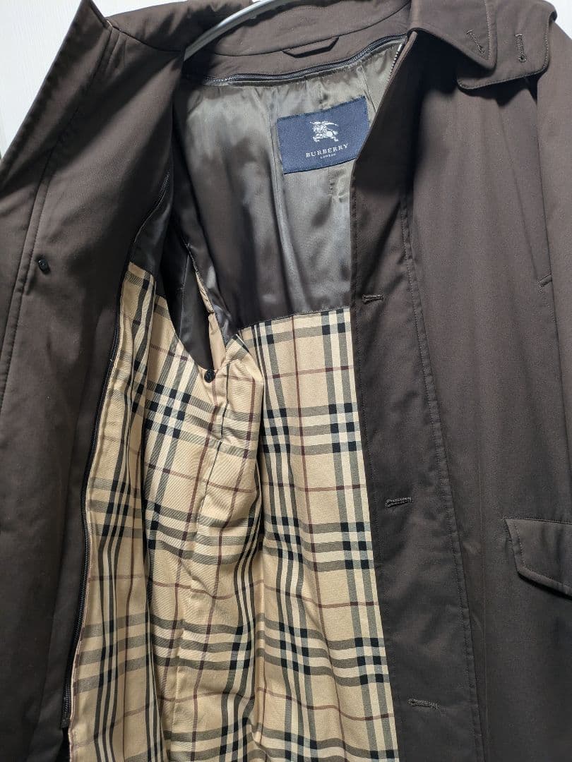 BURBERRY LONDON 中綿ライナー付き ステンカラーコート