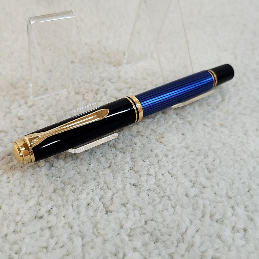 ペリカン　Pelikan　スーベレーン　M800 ブルー　ペン先18K　美品
