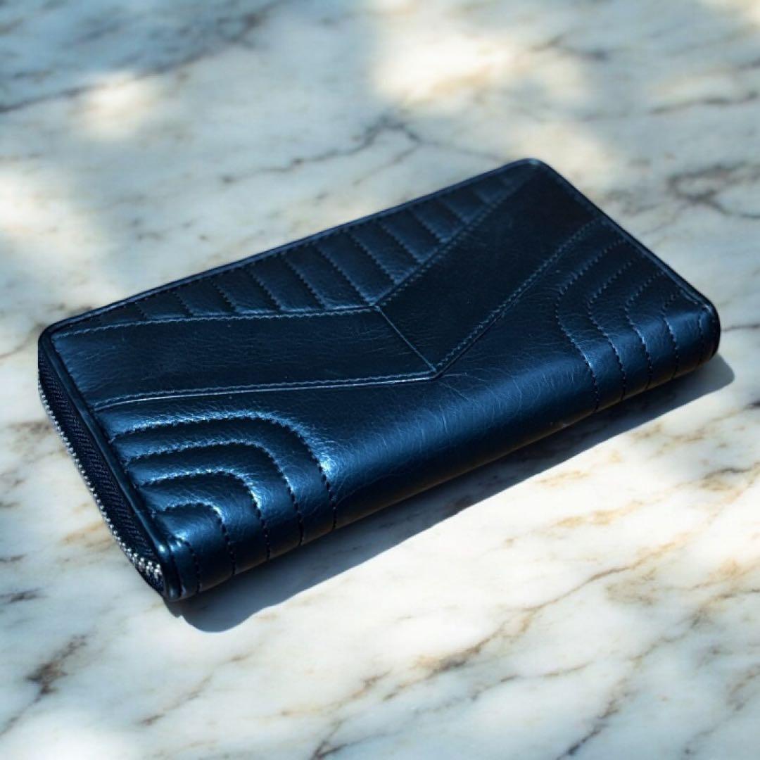 希少 DIESEL 本革 長財布