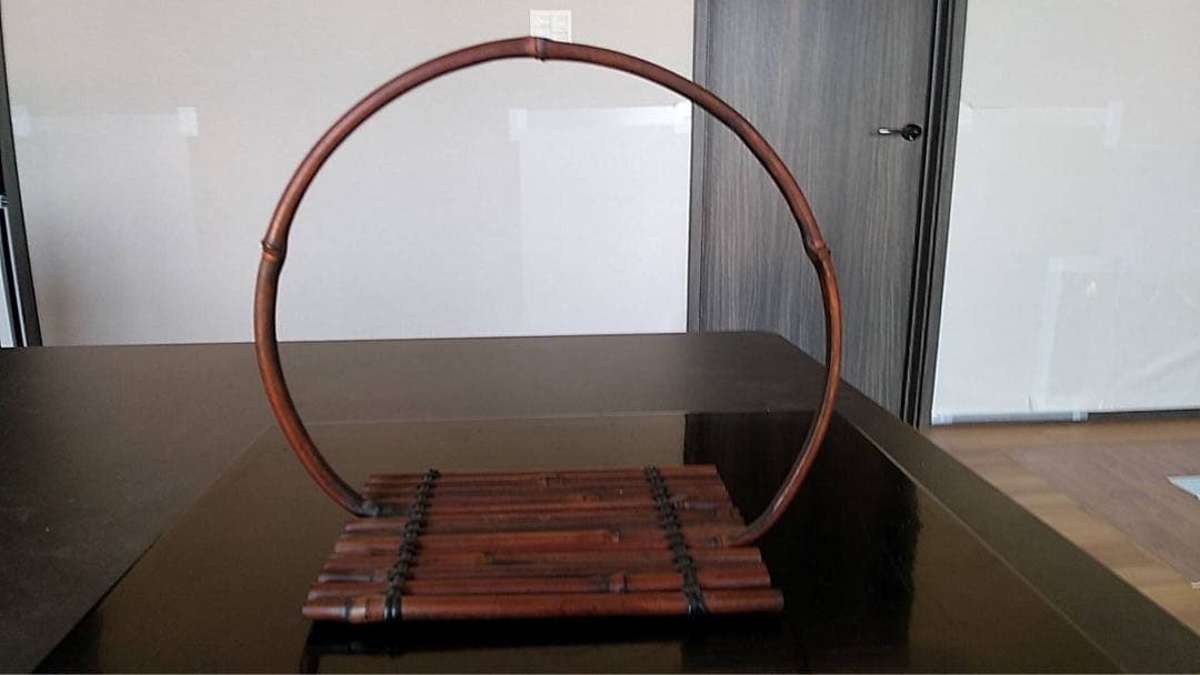 竹細工　茶道具　古道具　竹　花台　そば猪口　古竹