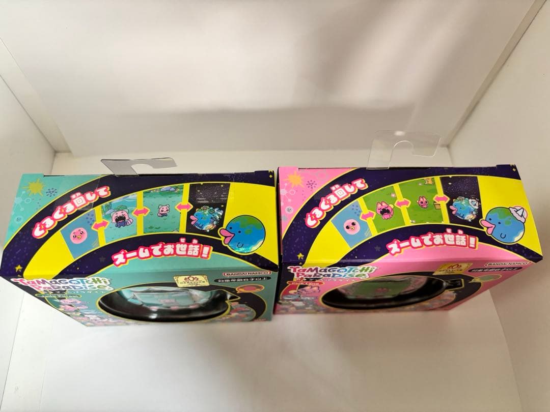 【電池付き】たまごっちパラダイス　ピンクランド　ジェイドフォレスト2個セット