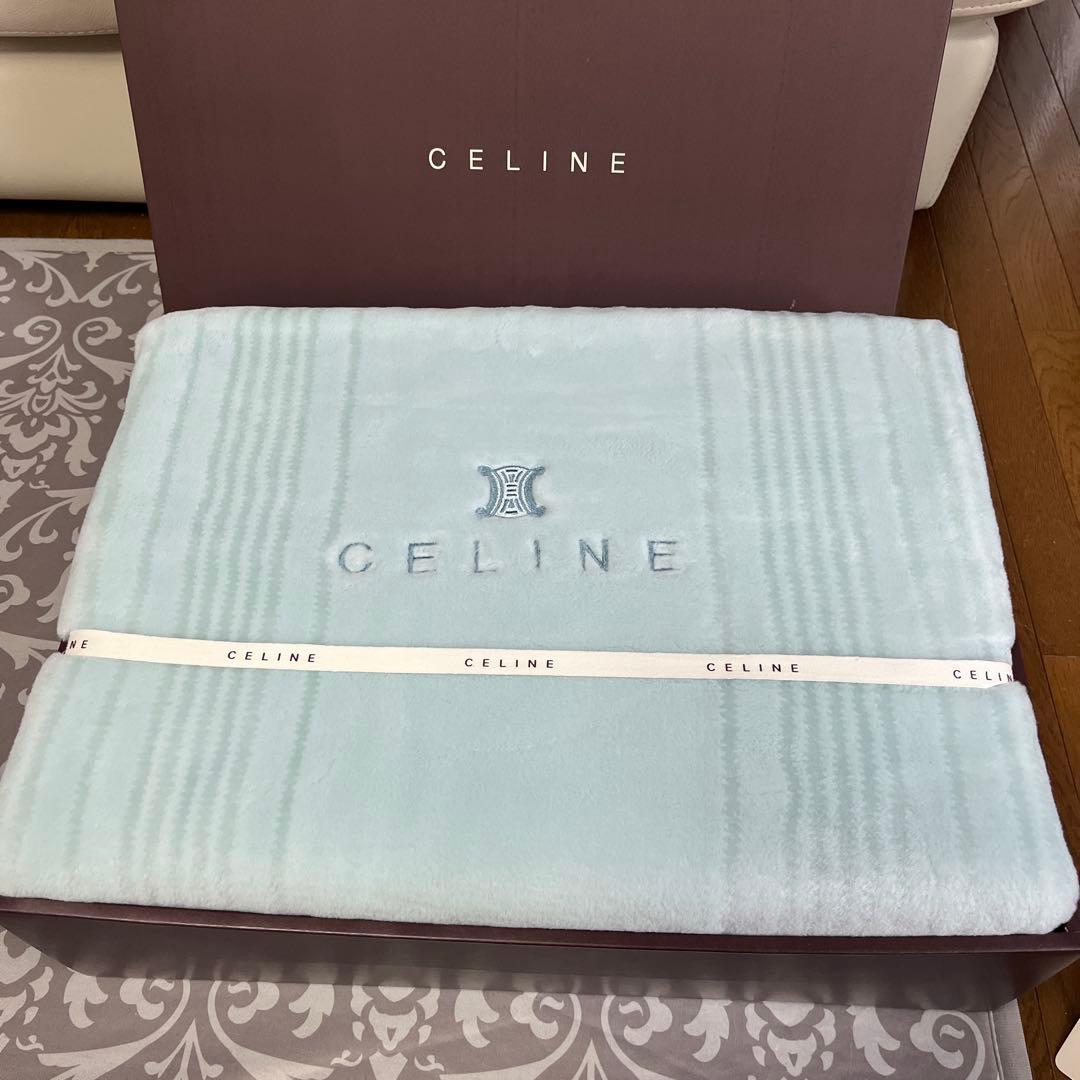 CELINEセリーヌ ミンクタッチ アクリル敷毛布140x240cm
