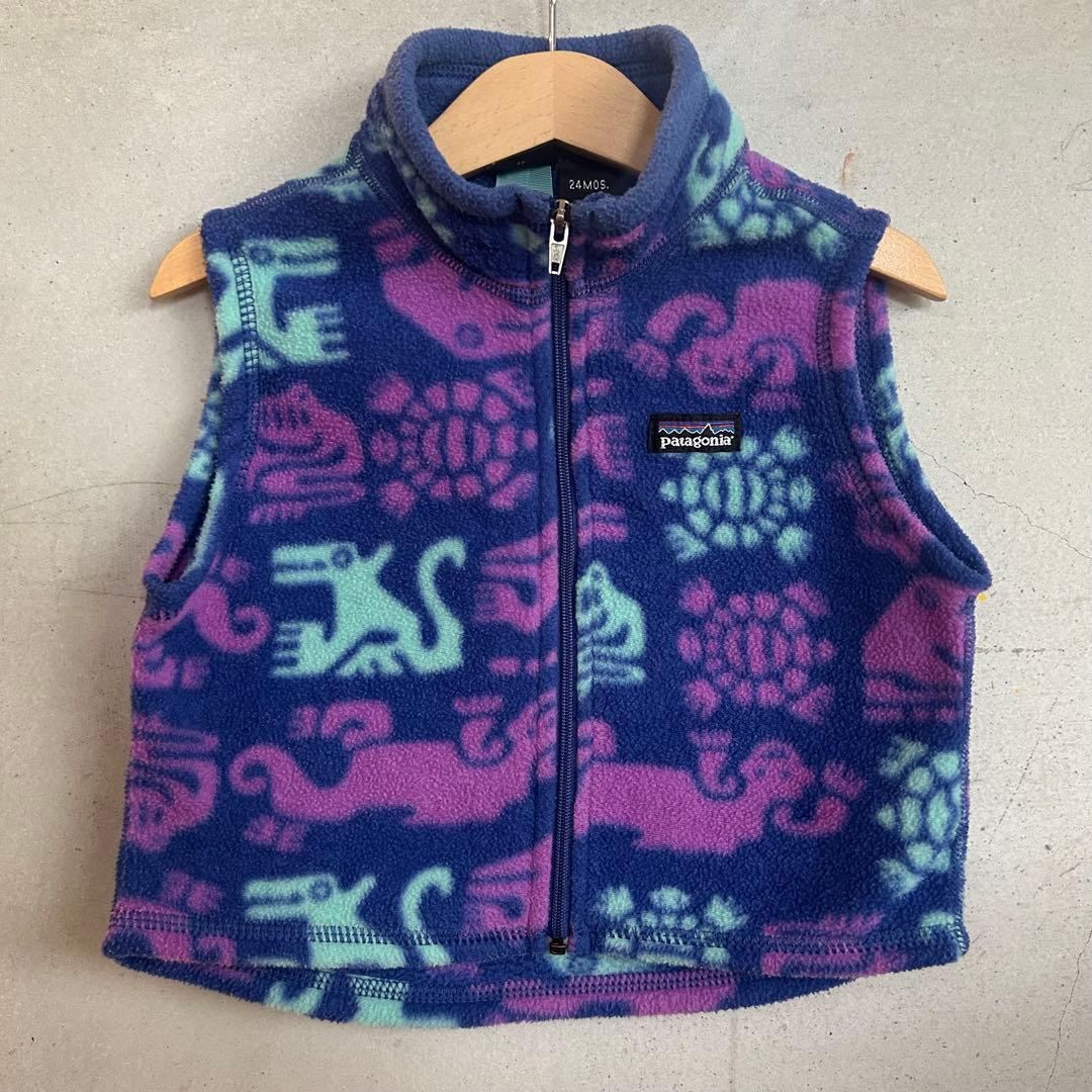 90's patagonia USA製 クリーチャー フリースベスト