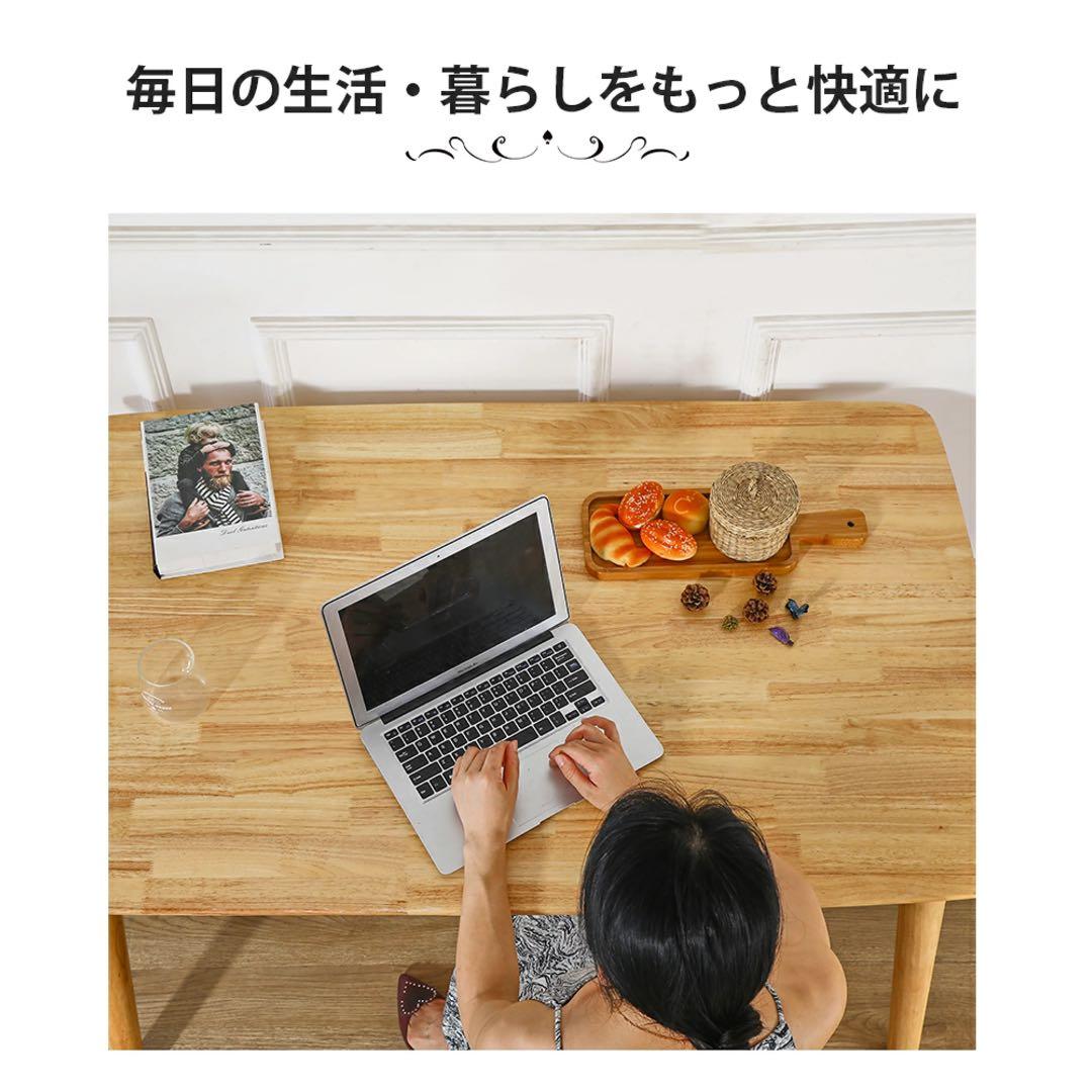 L01 ダイニングテーブル オック無垢 ラバーウッド 木製 カフェテーブル