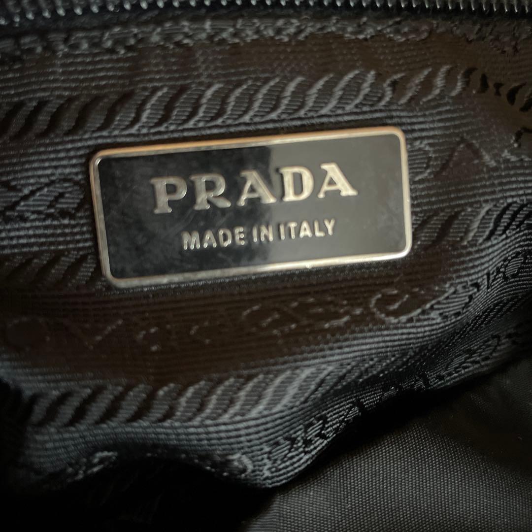 専用！美品✨プラダ ナイロンリュックサック バックパック 三角プレート ブラック