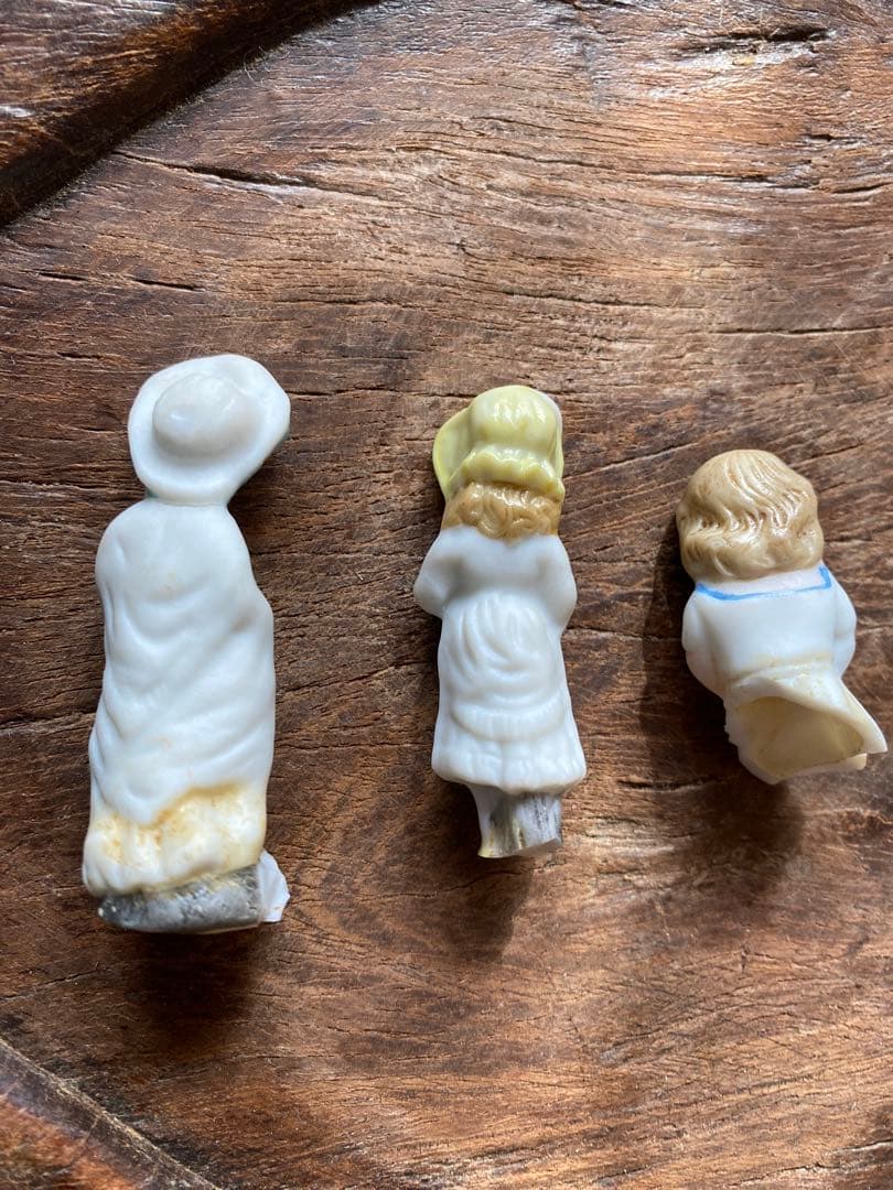 ドイツ　アンティーク　ミニ　ビスクドール　5体　陶器
